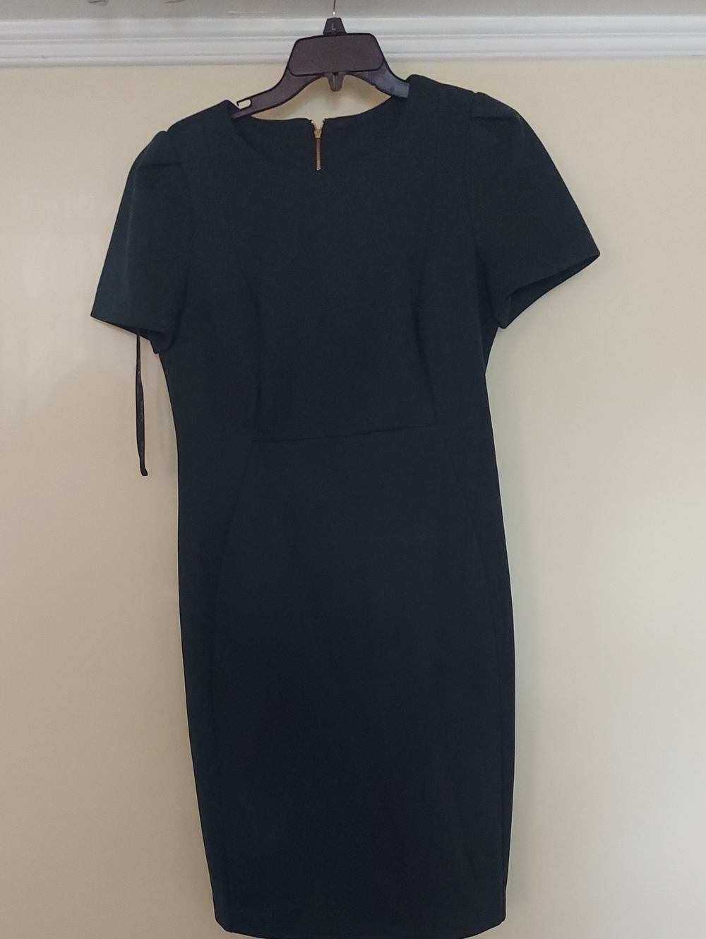 Classic Calvin Klein Forest Green Womens Sheath Dress - Timeless Office Style